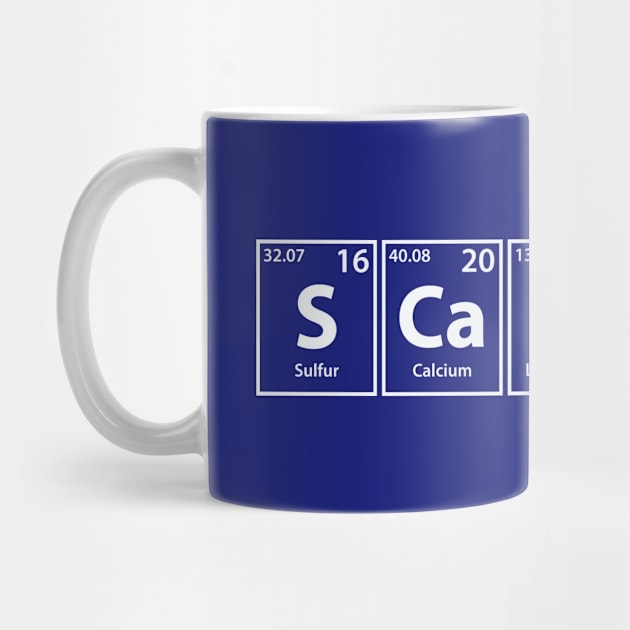 Scalawag (S-Ca-La-W-Ag) Periodic Elements Spelling by cerebrands